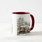 Mug Train de Noël (Devant droit)