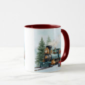 Mug Train de Noël (Devant droit)
