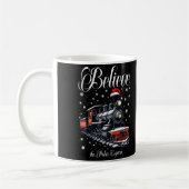 Mug Train de Noël Croyez vintage (Gauche)