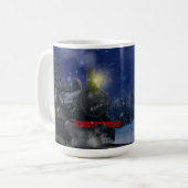Mug Train de Noël dans la neige (Devant gauche)