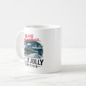Mug Train de Noël Vintage (Devant gauche)