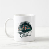 Mug Train de Noël Vintage (Gauche)