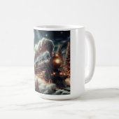 Mug Train de nuit d'hiver/Noël (Devant droit)