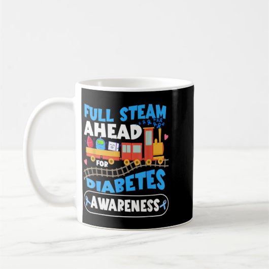 Mug Train de sensibilisation au diabète (Gauche)
