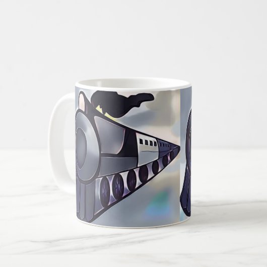 Mug Train de vapeur (Devant gauche)
