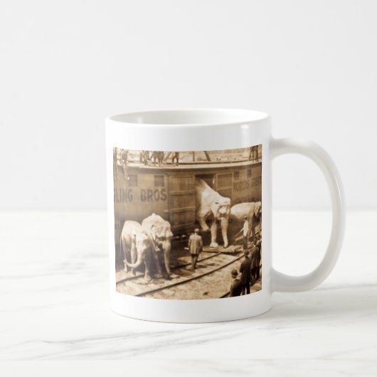 Mug Train d'éléphant de Ringling Bros de glissière de (Droite)