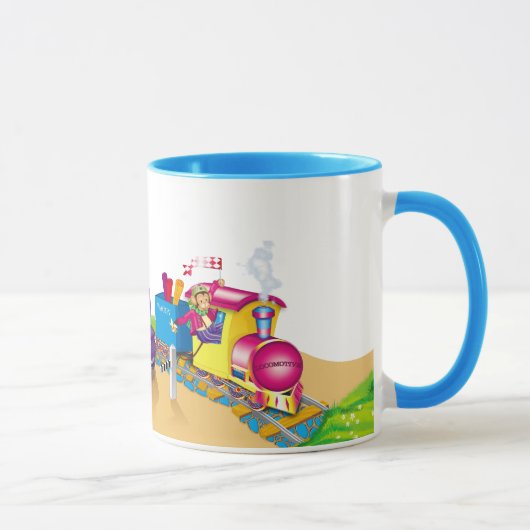 Mug train et voiture (Droite)