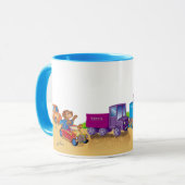 Mug train et voiture (Devant gauche)