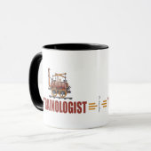 Mug Train ferroviaire humoristique (Devant gauche)