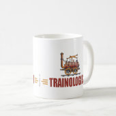 Mug Train ferroviaire humoristique (Devant droit)