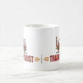 Mug Train ferroviaire humoristique (Centre)