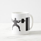 Mug TRAIN - Motivation Gym (Devant droit)