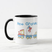 Mug Train New Grand-mère C'est un garçon (Gauche)