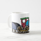 Mug Train transportant du charbon (Devant gauche)
