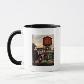 Mug Train Yard Flower Garden par Stevan Dohanos (Gauche)