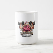 Mug Train Your Brain Strong Muscular Mind Over Muscle (Centre)