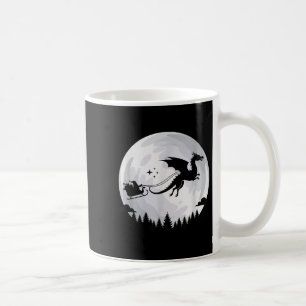 Mug Traîneau de lune de dragon de fantaisie, Santa tir