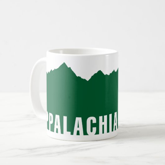 Mug Traînée appalachienne (altitude) (Devant gauche)