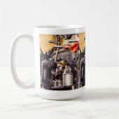 MUG TRAINS À VAPEUR (Gauche)