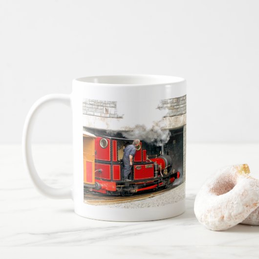 MUG TRAINS À VAPEUR (Avec donut)