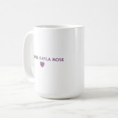 Mug Traitant la Rose-tasse de Kayla grande (Devant gauche)