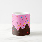 Mug Traitement au chocolat rose doux (Centre)