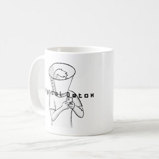 Mug traitement détox numérique (Devant gauche)