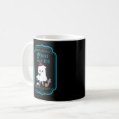 Mug TRAITEMENTS GHOST FAITS LOCALEMENT drôle halloween (Devant gauche)
