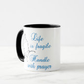 Mug Traiter avec la prière (Devant gauche)