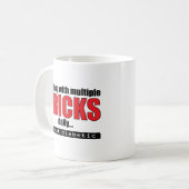 Mug Traiter avec plusieurs raccourcis quotidiens (roug (Devant gauche)