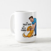 Mug Traiter Le Foie Le Caoutchouc Du Ventre Le Papa (Devant gauche)