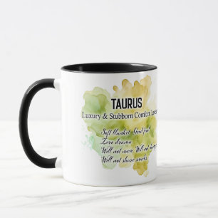 Mug Traits de caractère mignons du signe du zodiaque /