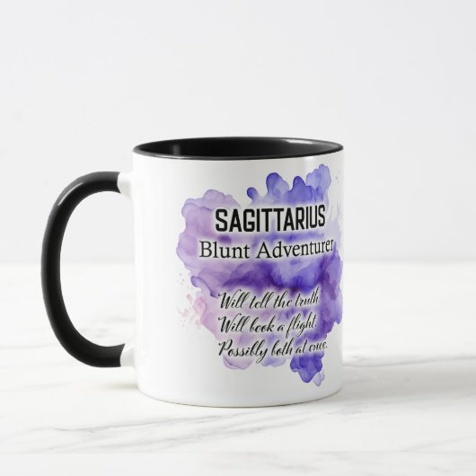 Mug Traits de caractère mignons du signe du zodiaque / (Gauche)