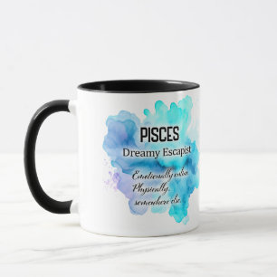 Mug Traits de caractère mignons du signe du zodiaque /