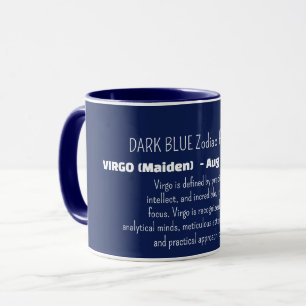 Mug Traits de personnalité du signe du zodiaque VIERGE
