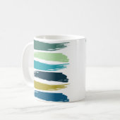 Mug Traits de pinceau aquarelle (Devant gauche)