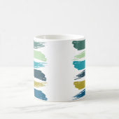 Mug Traits de pinceau aquarelle (Centre)