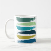 Mug Traits de pinceau aquarelle (Gauche)