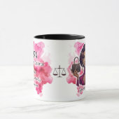 Mug Traits de signe du zodiaque mignon / Libra Wrap (Centre)