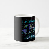 Mug Traits de zodiac des pinces rétro pour enfants (Devant droit)