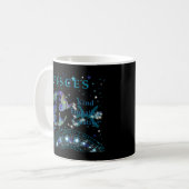Mug Traits de zodiac des pinces rétro pour enfants (Devant gauche)