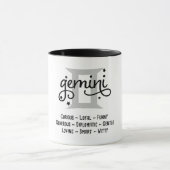 Mug Traits de zodiac Gemini (Centre)