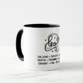 Mug Traits Leo Zodiac (Devant gauche)