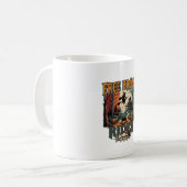 Mug Trajets de balai gratuits Halloween Sorcière Chats (Devant gauche)