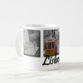 Mug Tramway jaune de Lisbonne (Devant gauche)