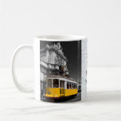 Mug Tramway jaune de Lisbonne. Arche de la rue Augusta (Gauche)