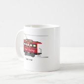 Mug Tramway rouge du Nouvel An (Devant gauche)