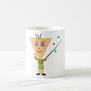 Mug Tranche de caractère de tête triangulaire