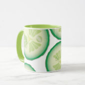 Mug Tranche de concombre (Devant gauche)