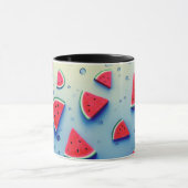 Mug tranche de pastèque mignonne fruits de dessin  (Centre)